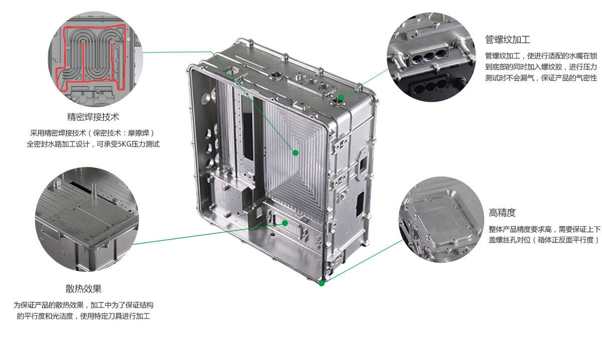 新能源電池壓鑄鋁合金箱體